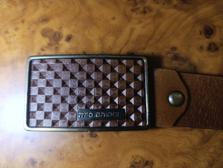 ремінь шкіряний "red bridge"