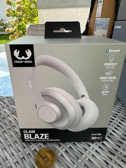 Słuchawki bezprzewodowe Fresh N Rebel Clam Blaze ENC Ice Grey  NOWE