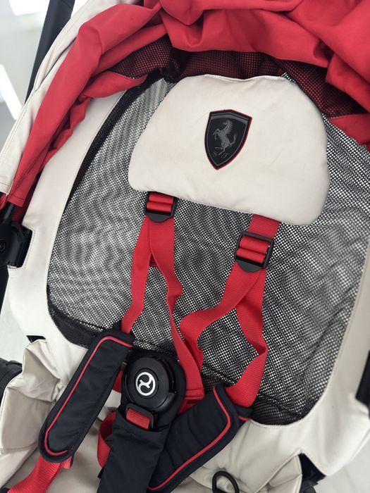 Wózek Cybex Mios Ferrari beżowo czerwony stan bdb