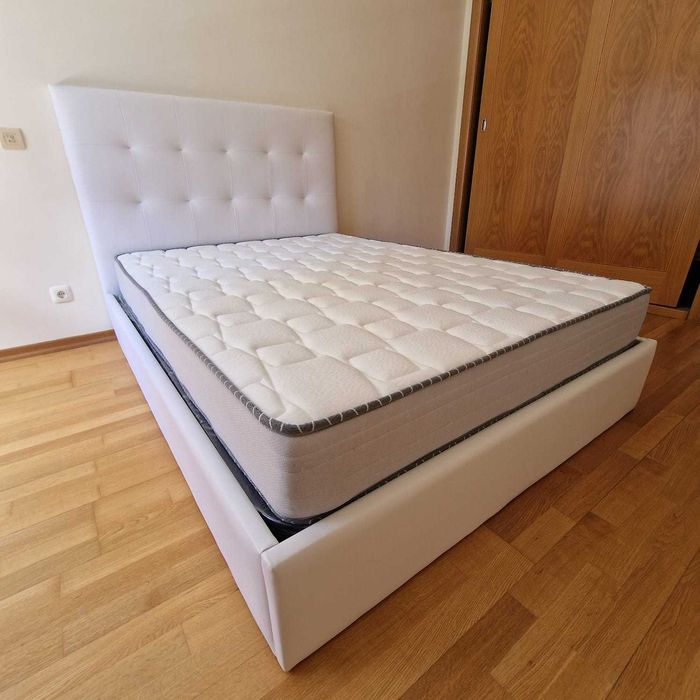 Camas de Casal Estofadas de Luxo 199€ Disp. em Várias Cores! 190x140m!