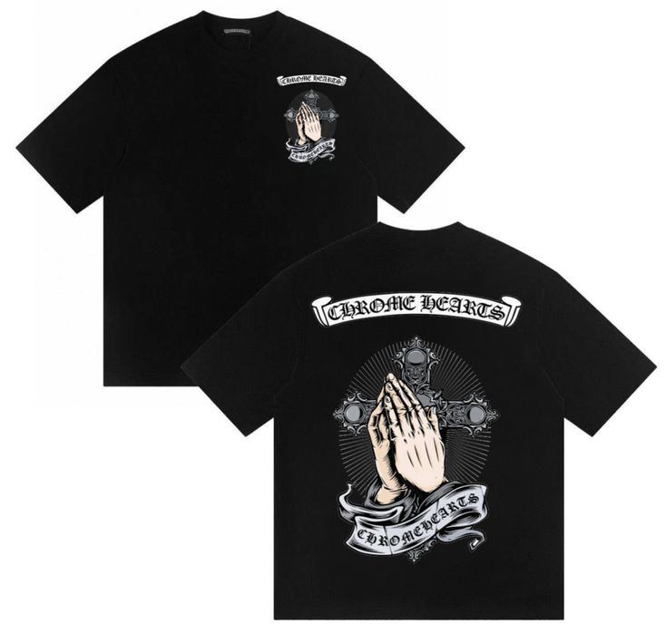 Футболки Chrome Hearts Logo унисекс кром хартс тишка Новинки