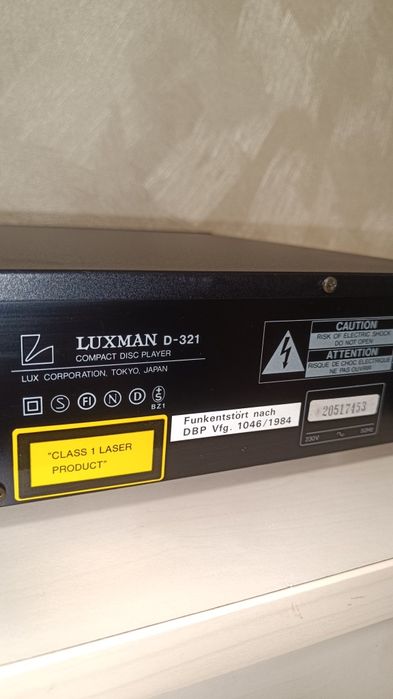 Сд Luxman D-321 Мультибітний цап ad1864! стан!!! Відео роботи!