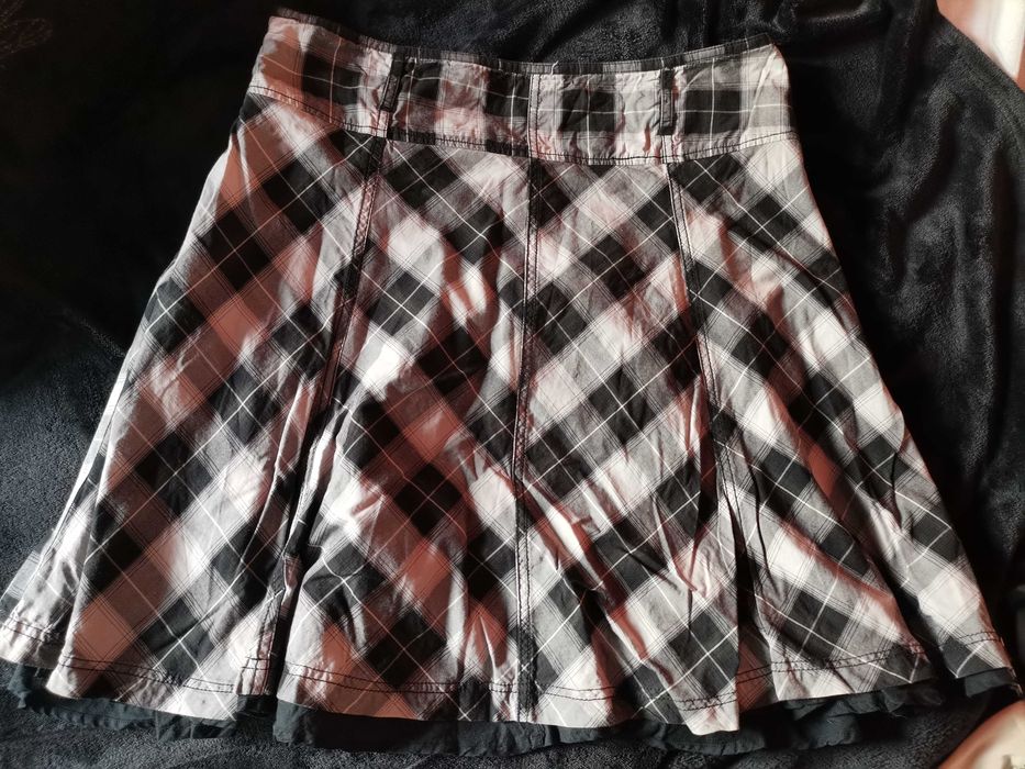 Spódnica czarno szara