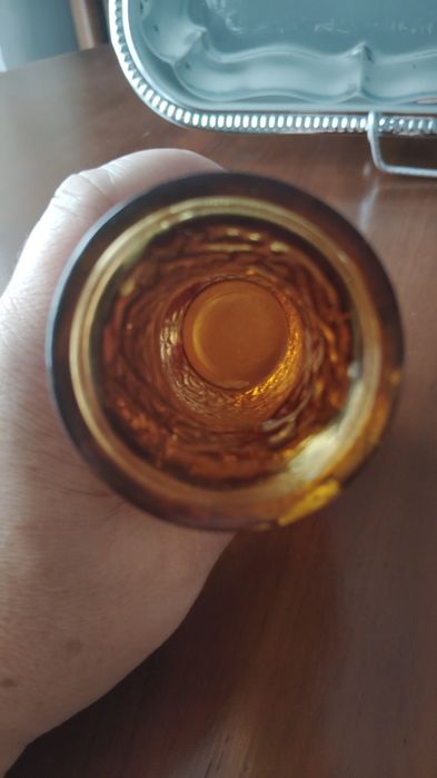 Wazonik PRĄDNICZANKA z huty szkła z Ząbkowic