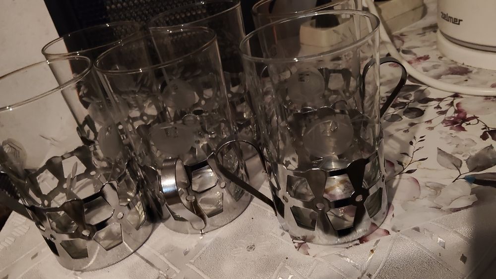 2x po 6 Koszyczków i 6 szklanek