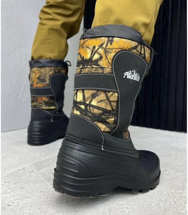 Теплі водонепроникні чоботи з піни на шнурках «Аляска «41-46