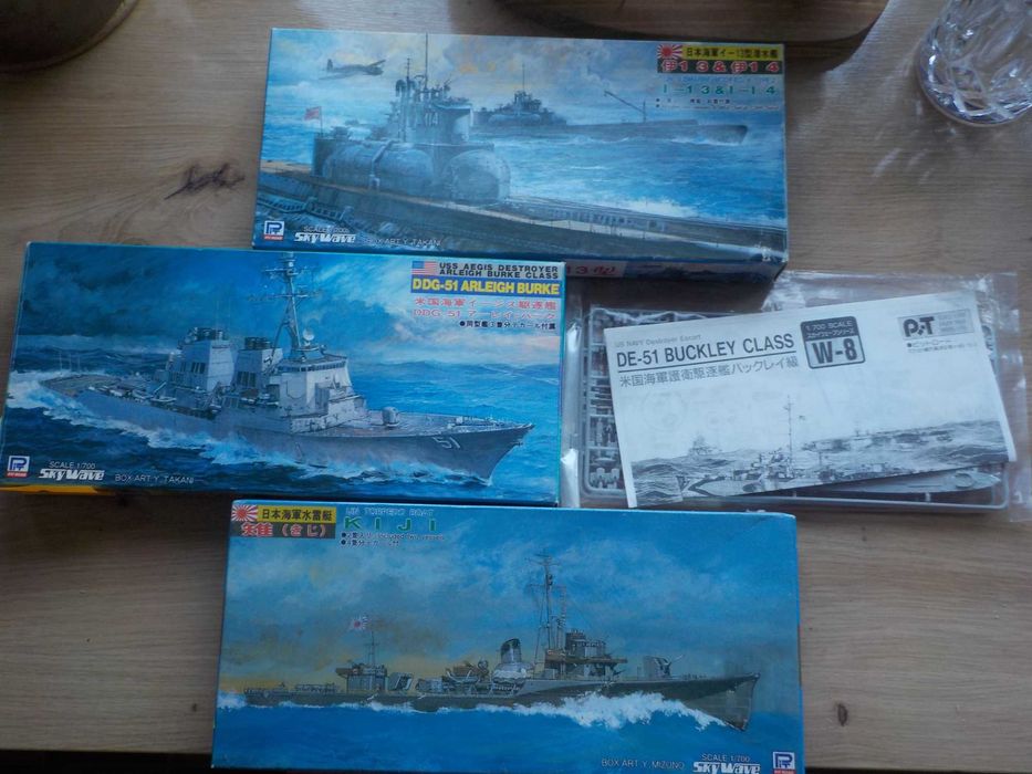 4 modele firmy "sky-wave" 1/700 - wyprzedaż kolekcji