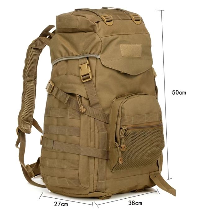 Тактичний рюкзак 50л Мультикам Oxford 900D з відділенням для ноутбука