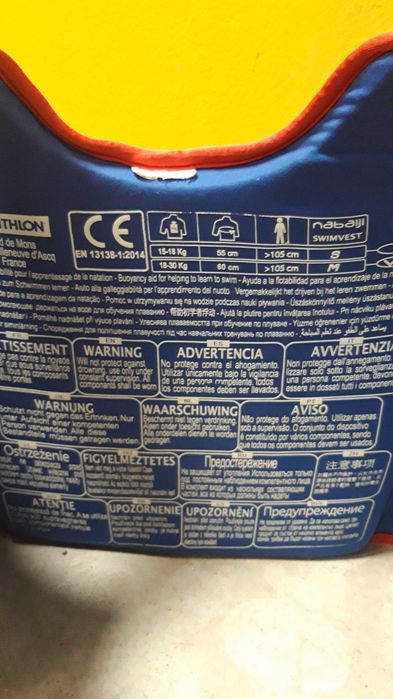 Colete piscina criança