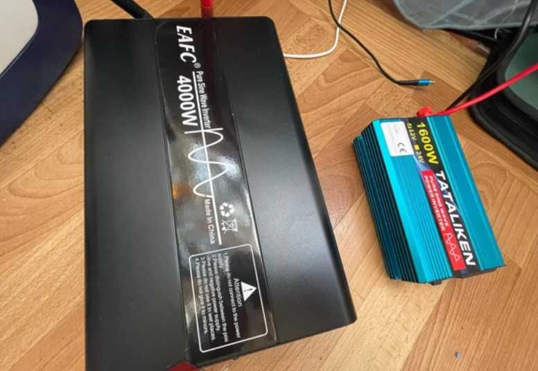 Топовий важкий інвертор EAFC 4000W чистий синус 12-220V