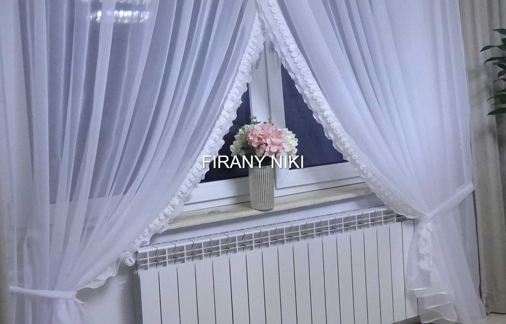 Firana z plisem 500x260 szycie na wymiar