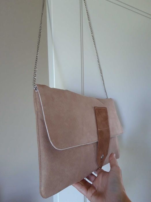 Torba a'la zamsz. Duża. Nowa Piękna !