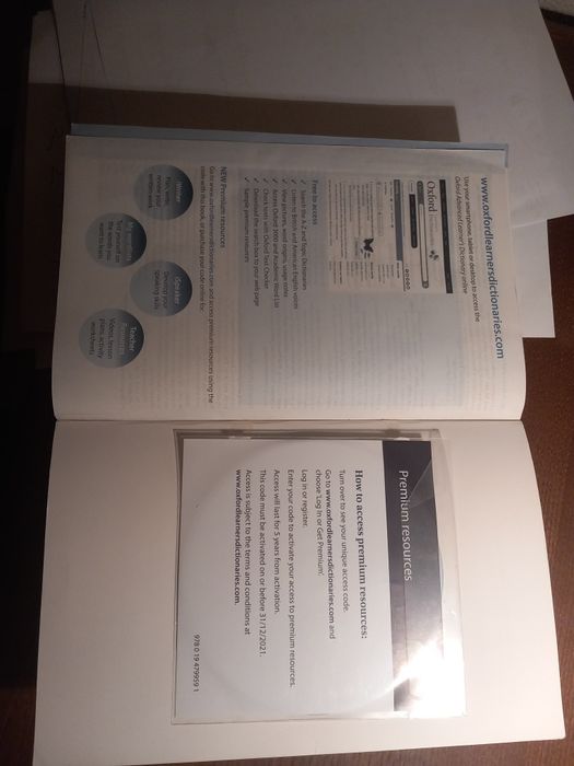 Dicionário inglês inglés da oxford