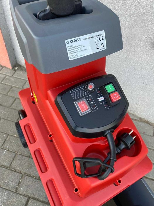 Rozdrabniacz Elektryczny CEDRUS RE01 Rębak do Gałęzi na Działkę