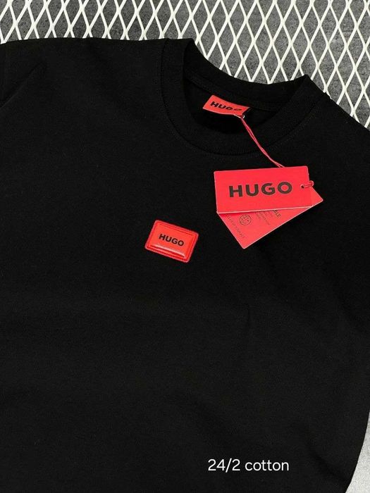 Футболка чорна чоловіча Hugo Хуго | M