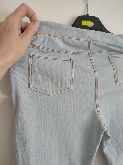 Legginsy jeansowe jegginsy dla dziewczynki