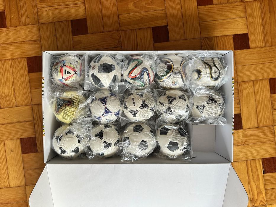 Mini bolas World cup coleçao