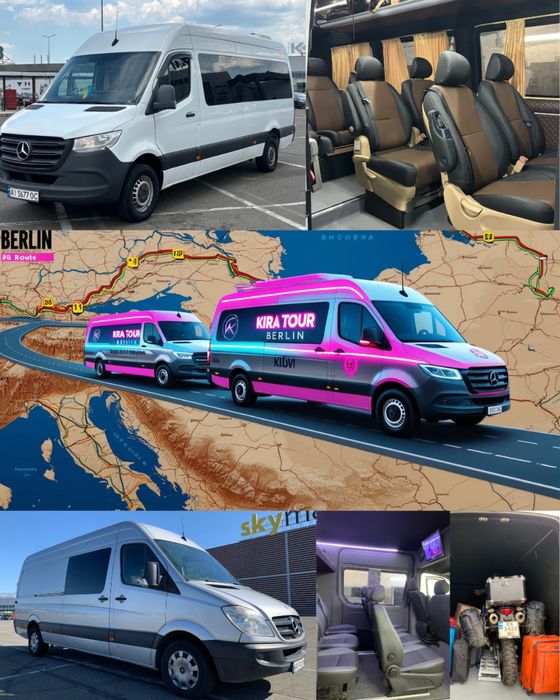 VIP BUS два водія. Міжнародні подорожі.