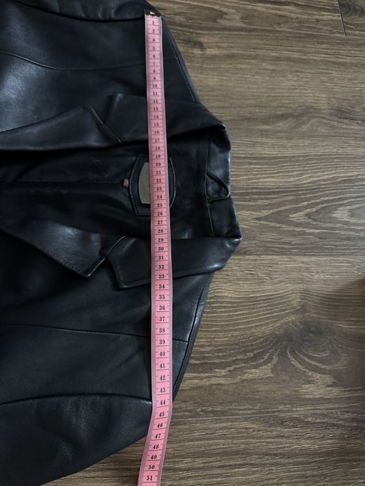 Жакет из натуральной кожи