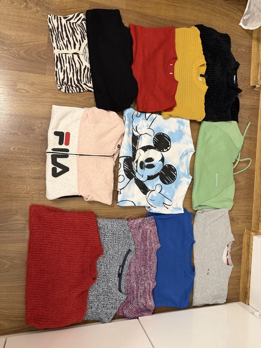Giga paka ponad 120szt Zara H&M Reserved House Cropp