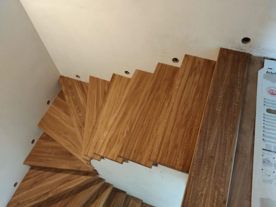 Schody dębowe na beton z MONTAŻEM!!