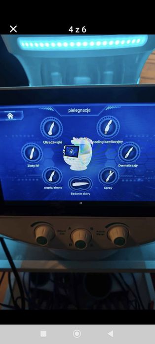 Oczyszczanie wodorowe 9w1, Analizator skóry