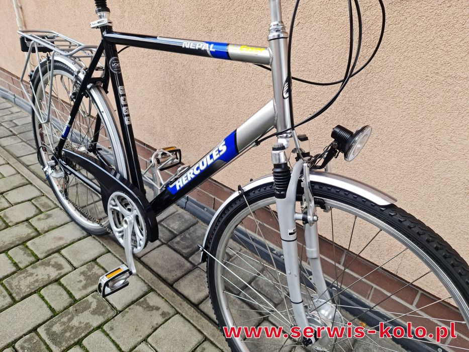 Rower męski trekkingowy HERCULES koła 28 SHIMANO okazja rabat WYSYŁKA