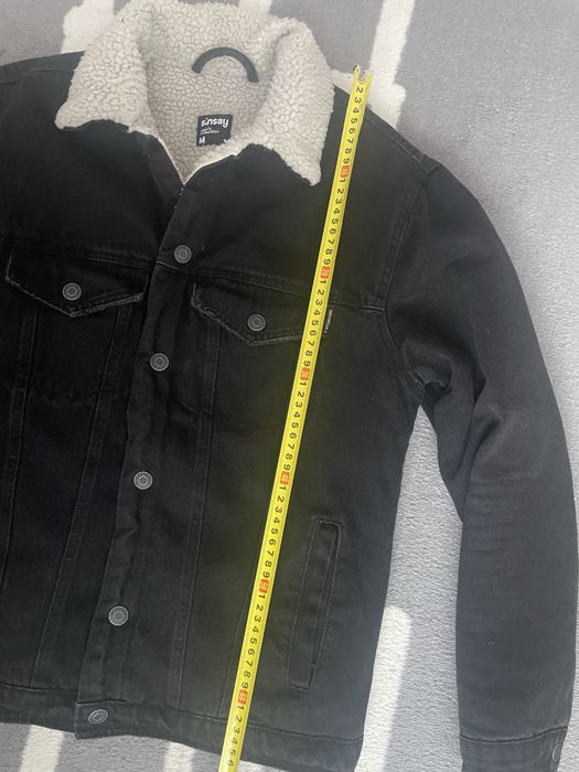 Kurtka ocieplana Jeansowa męska M