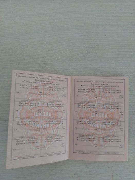 Профсоюзный билет