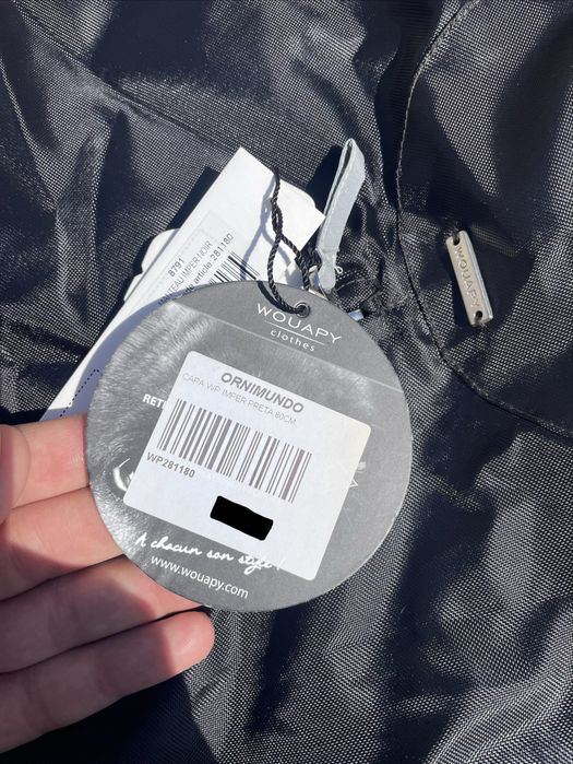 Casaco impermeável para cão de muito grande porte
