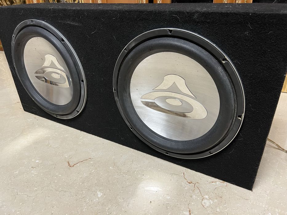 Сабуфер 2х1000 в корпусе