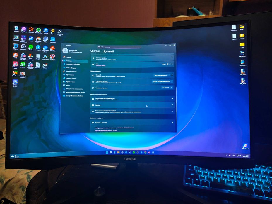 Монітор 27 Samsung Odyssey G5 QHD 2k 165hz