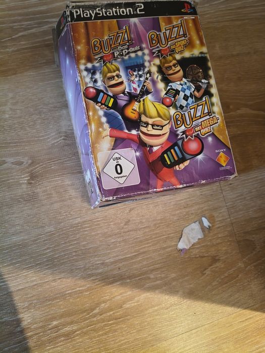 PS2 gry Buzz + buzzery +pudełko