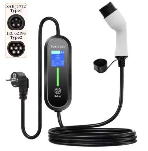 Carregador EV para carro Elétrico Tipo 2/Type 2 (Novo em Caixa)