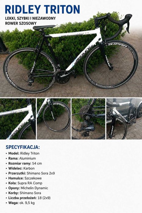 Rower szosowy / kolarzówka Ridley triton