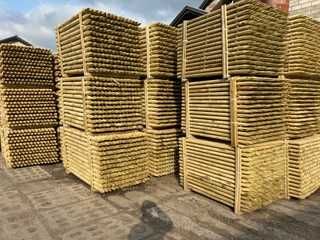 Palisada Toczona, Rollborder drewniany Producent