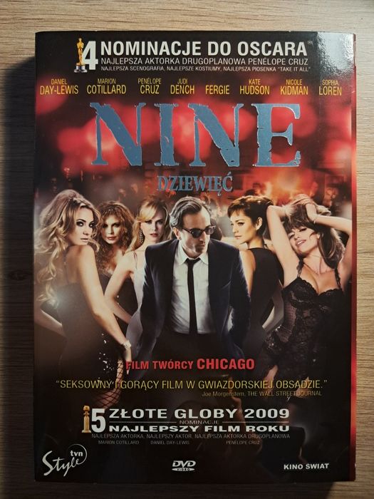 Nine - Dziewięć | Cruz | Kidman | Loren | DVD