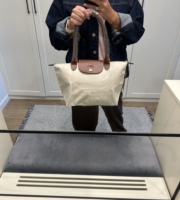 Longchamp torebka brązowa M