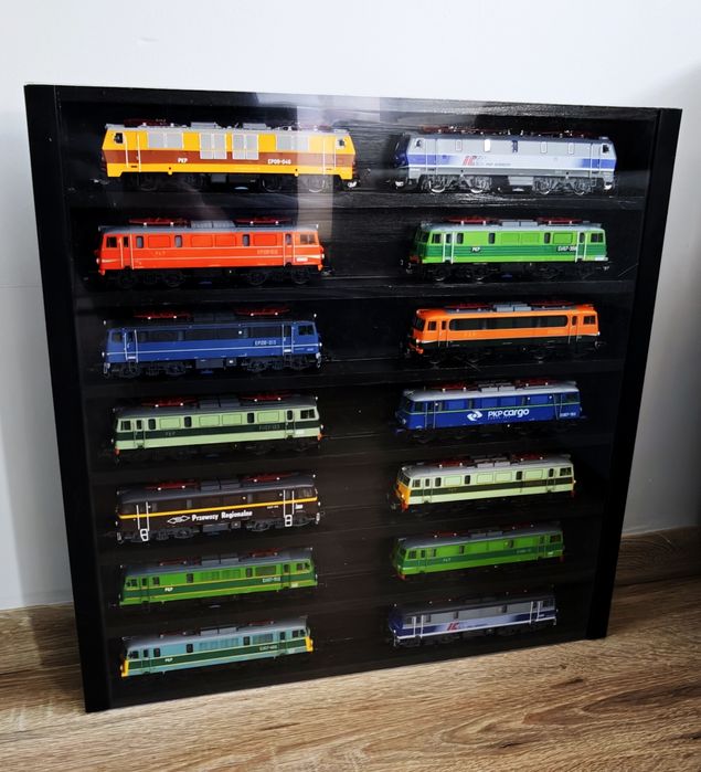 Gablota witryna na modele kolejowe H0 TT N