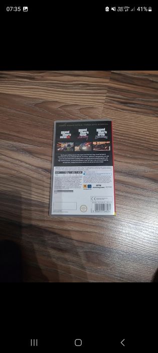 GTA 3, Vice City, San Andreas – Nintendo Switch, karta fizyczna,