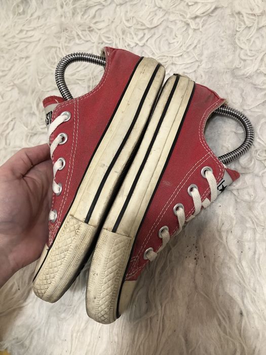Buty trampki Converse rozmiar 35 22 cm czerwone niskie