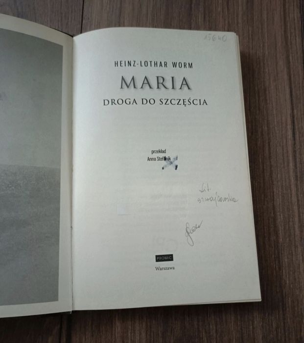 Książka Maria Heinz-Lothar Worm