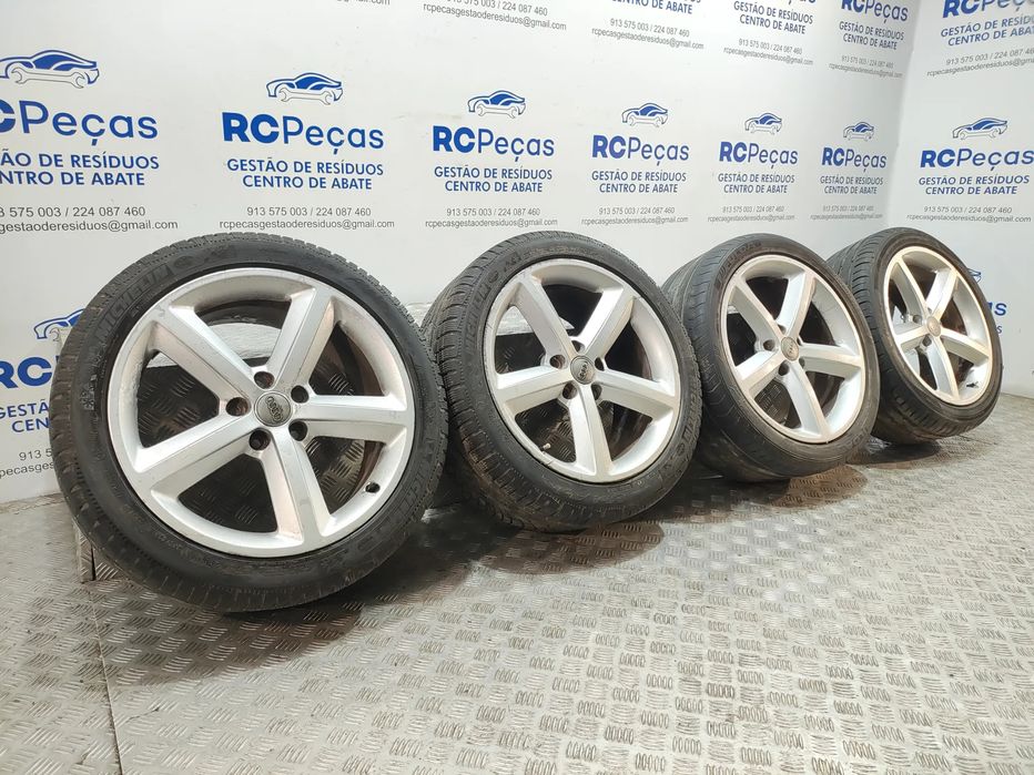 Conjunto de jantes 18 originais Audi A4 B8 S-Line 8J ET47 5x112