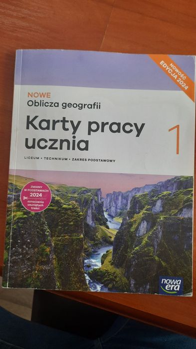 Karty pracy do geografii, liceum kl. 1