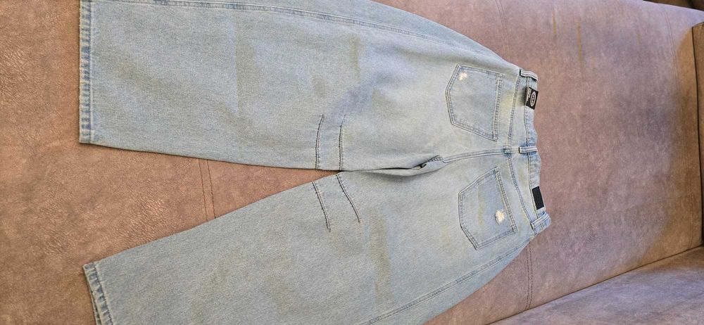 Spodnie jeansowe Scoop, Barrel Leg, M, XS.