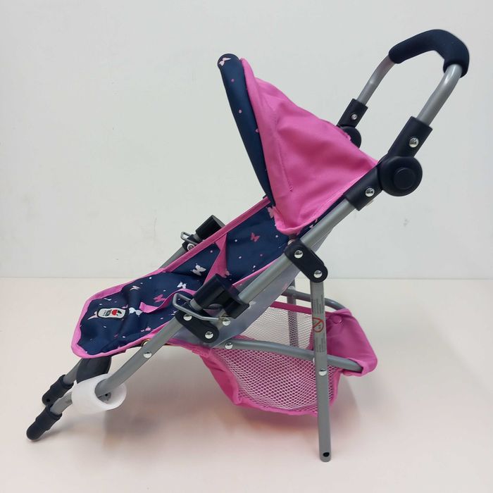 Wózek Bayer Chic 2000 Dolls  LOLA Motylki Granatowy Różowy (E12)