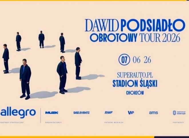 Bilet imienny na Koncert Dawid Podsiadło Chorzów 7.06.2026