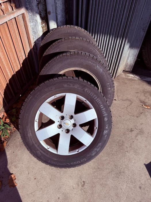 4 Jantes 17×115 com pneus