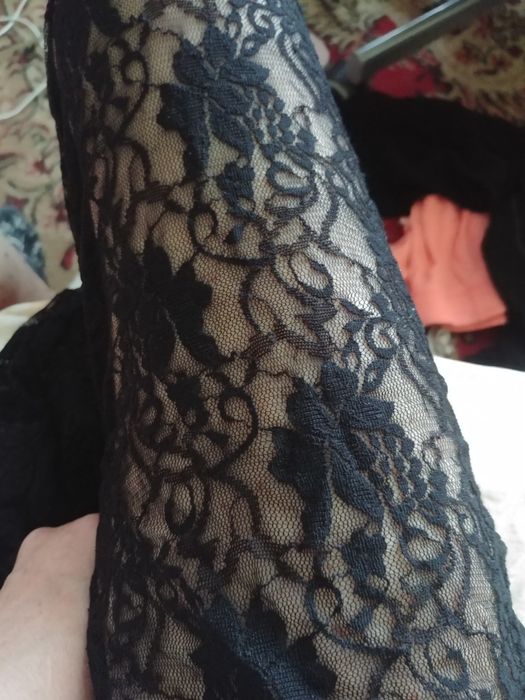 Ładne Koronkowe getry