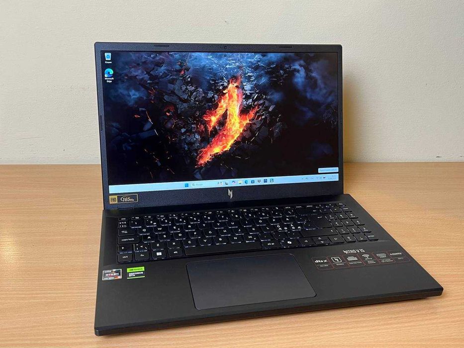 Acer Nitro V15 ANV15-41 FullHD 15.6` 165Hz Ryzen 5 6600H RTX4050 16DDR5 SSD512GB АКБ 0% Зносу Ігровий ноутбук/predator/helio/neo/slim